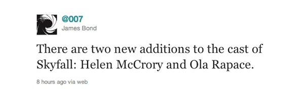 Skyfall cast announcement Skyfall cast announcement