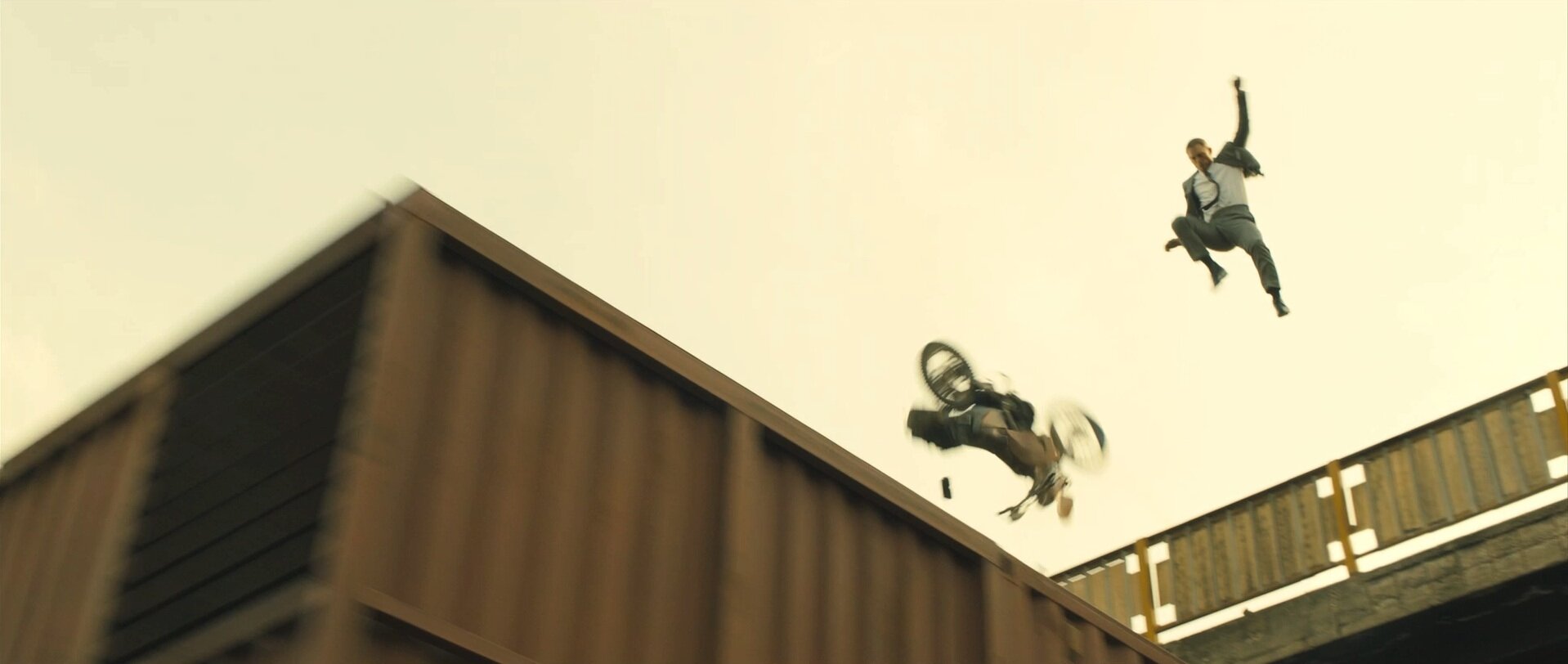 Skyfall train jump Skyfall train jump