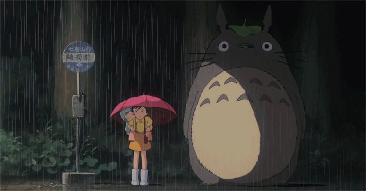 Totoro bus stop GIF Totoro bus stop GIF