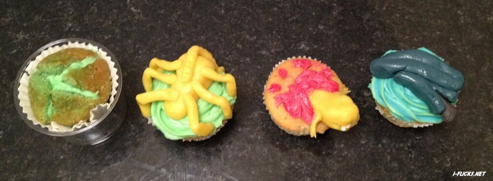 Alien cupcakes Alien cupcakes