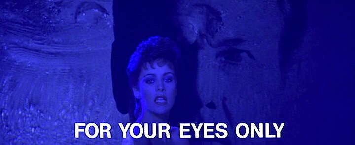 For Your Eyes Only, opening credits - title For Your Eyes Only, opening credits - title