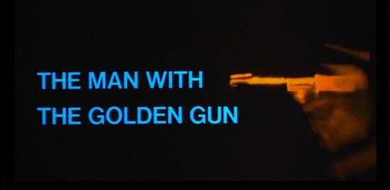 The Man with the Golden Gun title The Man with the Golden Gun title