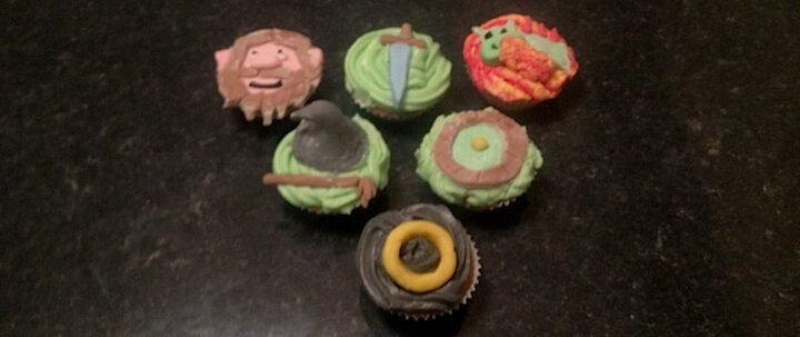 The Hobbit cupcakes The Hobbit cupcakes