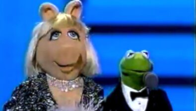 Kermit, Miss Piggy, The Muppets hosting the Oscars 2012 Kermit, Miss Piggy, The Muppets hosting the Oscars 2012