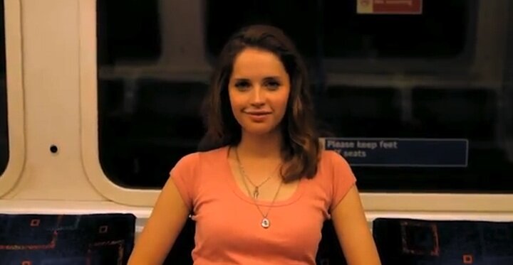 Felicity Jones, Like Crazy - Piccadilly Line Felicity Jones, Like Crazy - Piccadilly Line