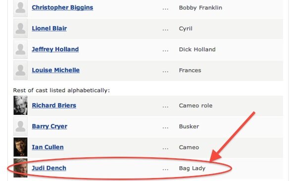 Judi Dench, Run for Your Wife Run for Your Wife featuring Judi Dench as