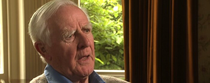 Tinker Tailor, John le Carre interview - eyebrows Tinker Tailor, John le Carre interview - eyebrows