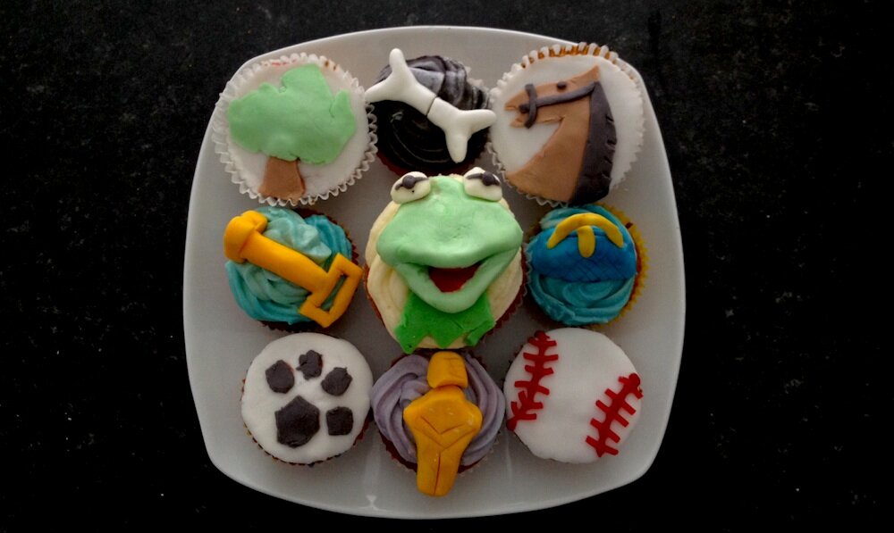 Oscar Nomnomnom Cupcakes