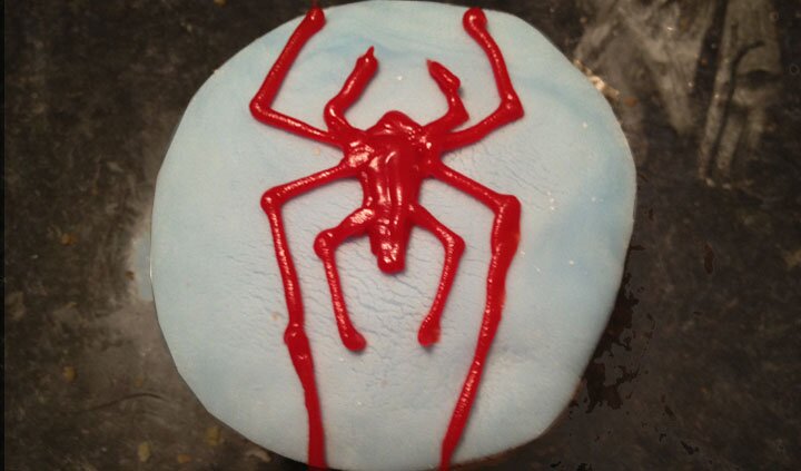 The Amazing Spider-Man cupcakes